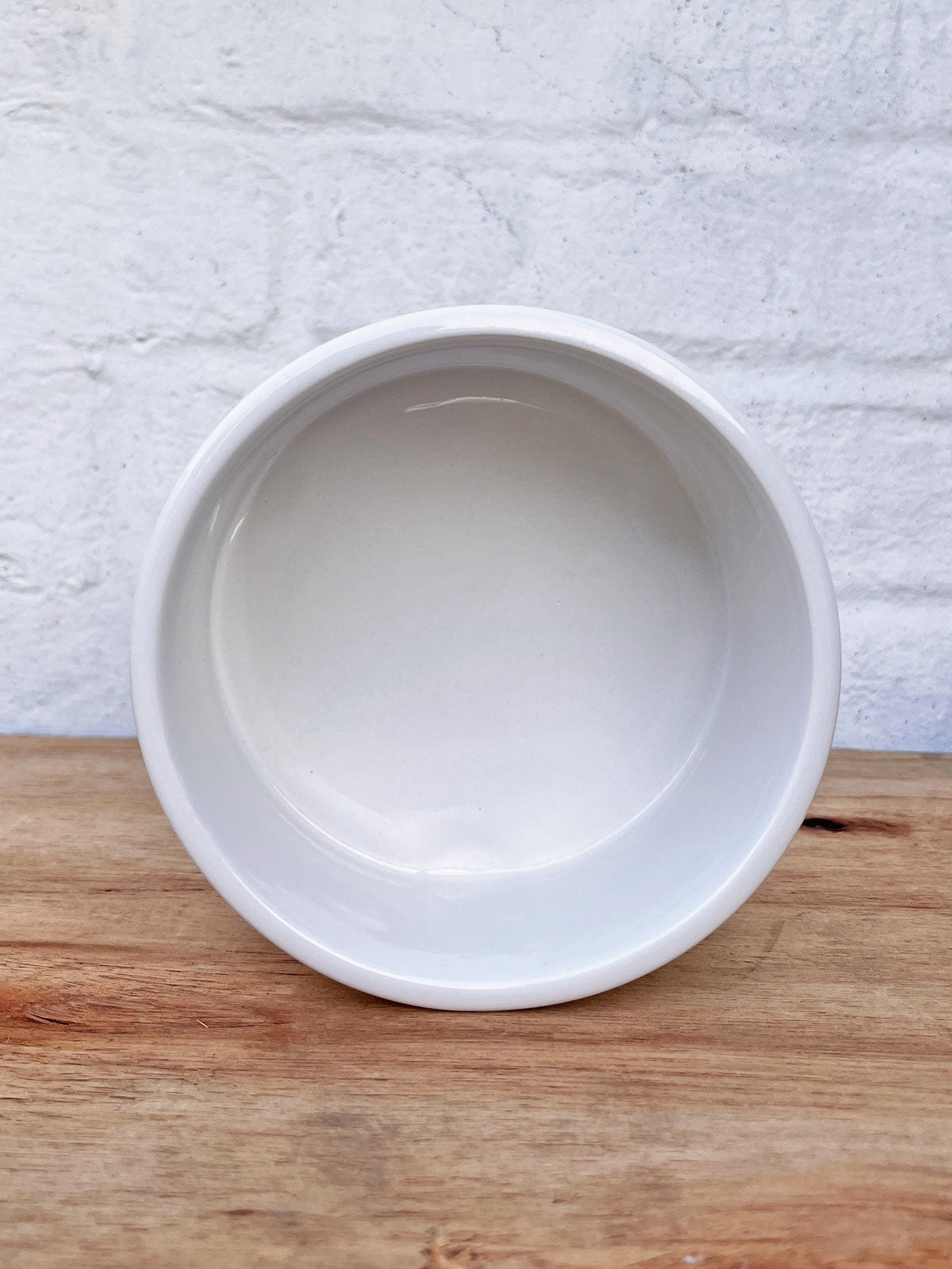 'Forest Toile' Ceramic Pet Bowl - Small, Earthy Green