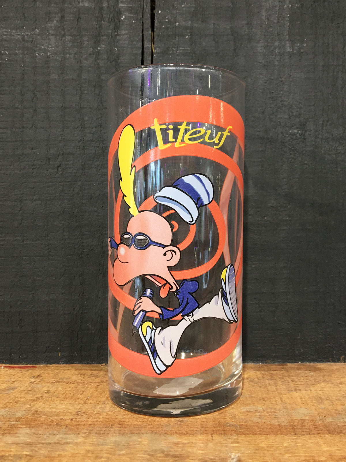Vintage Titeuf French Comic Hi-Ball Glass