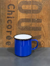 Falcon Enamel Mug Blue - 9cm