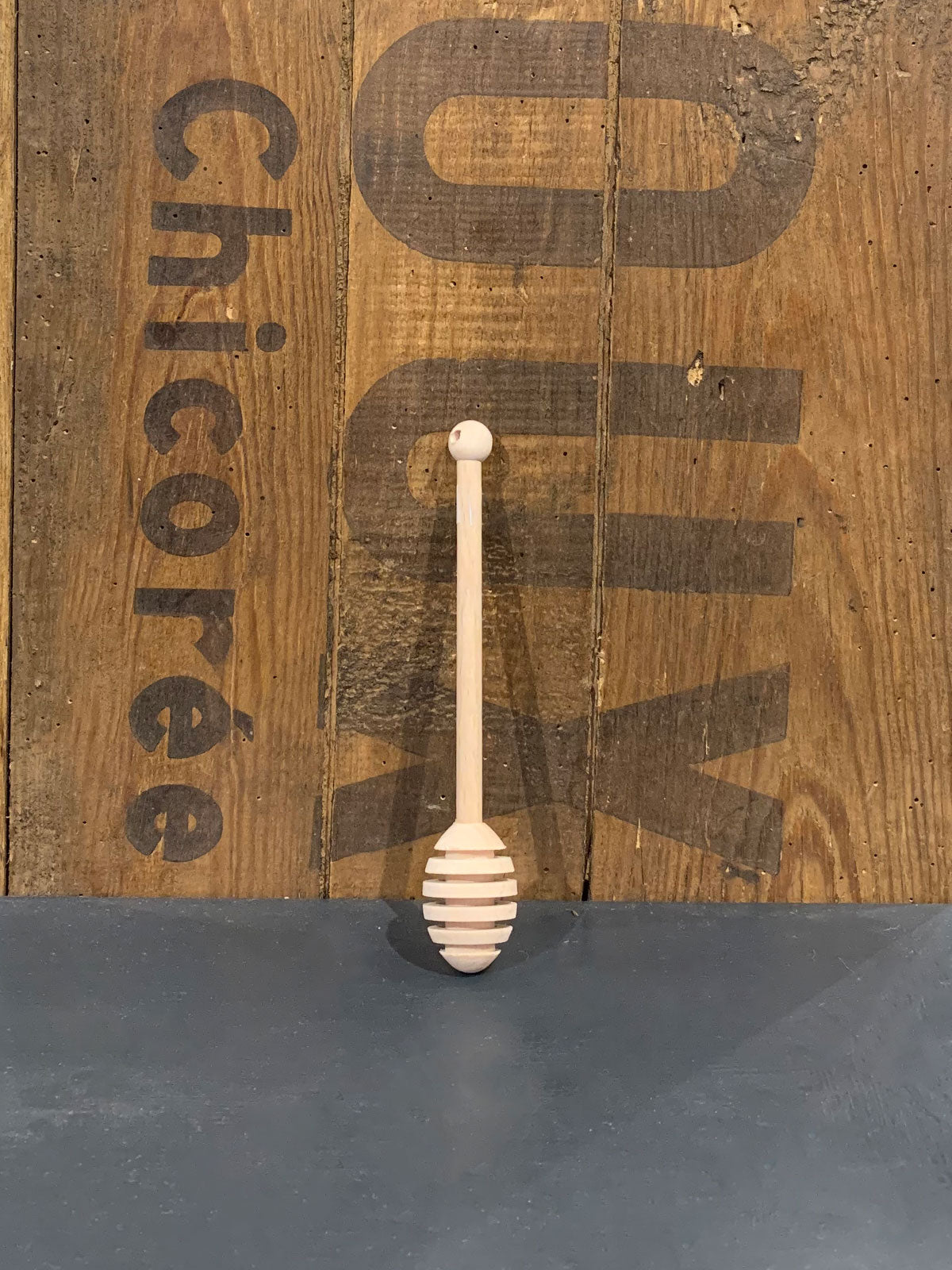 Traditional Wooden Honey Dipper