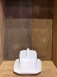 Vintage Cheese Dome - E Trauffler Pottery