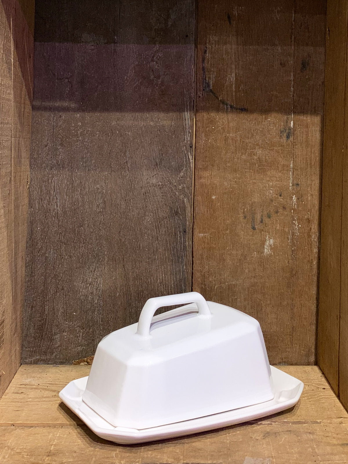 Vintage Cheese Dome - E Trauffler Pottery