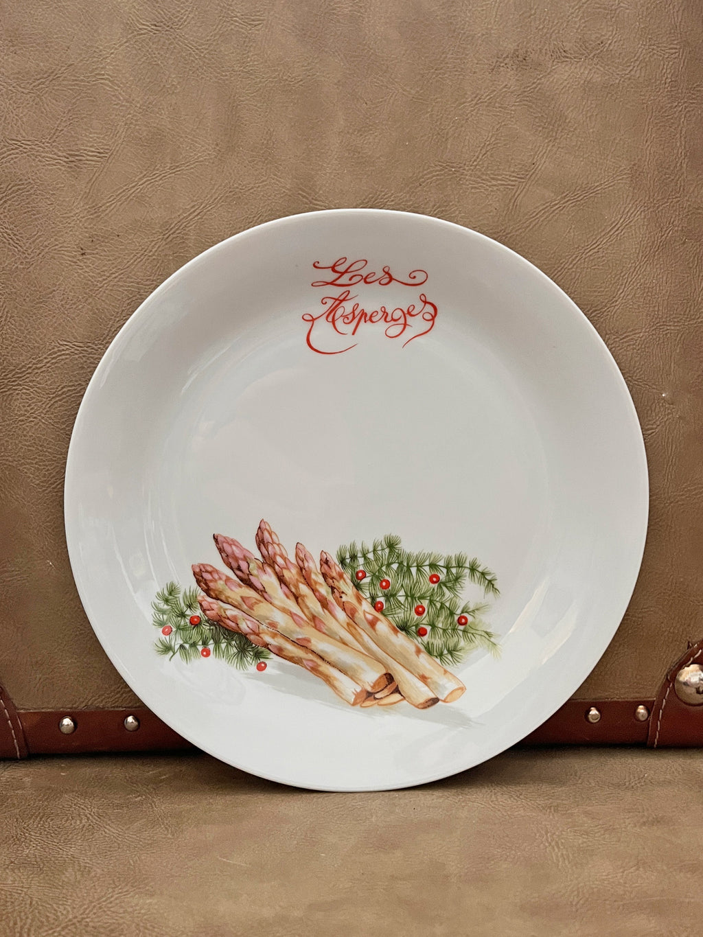 Vintage Asparagus Plate by L'Hirondelle