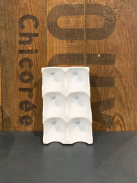 White Ceramic Egg Holder