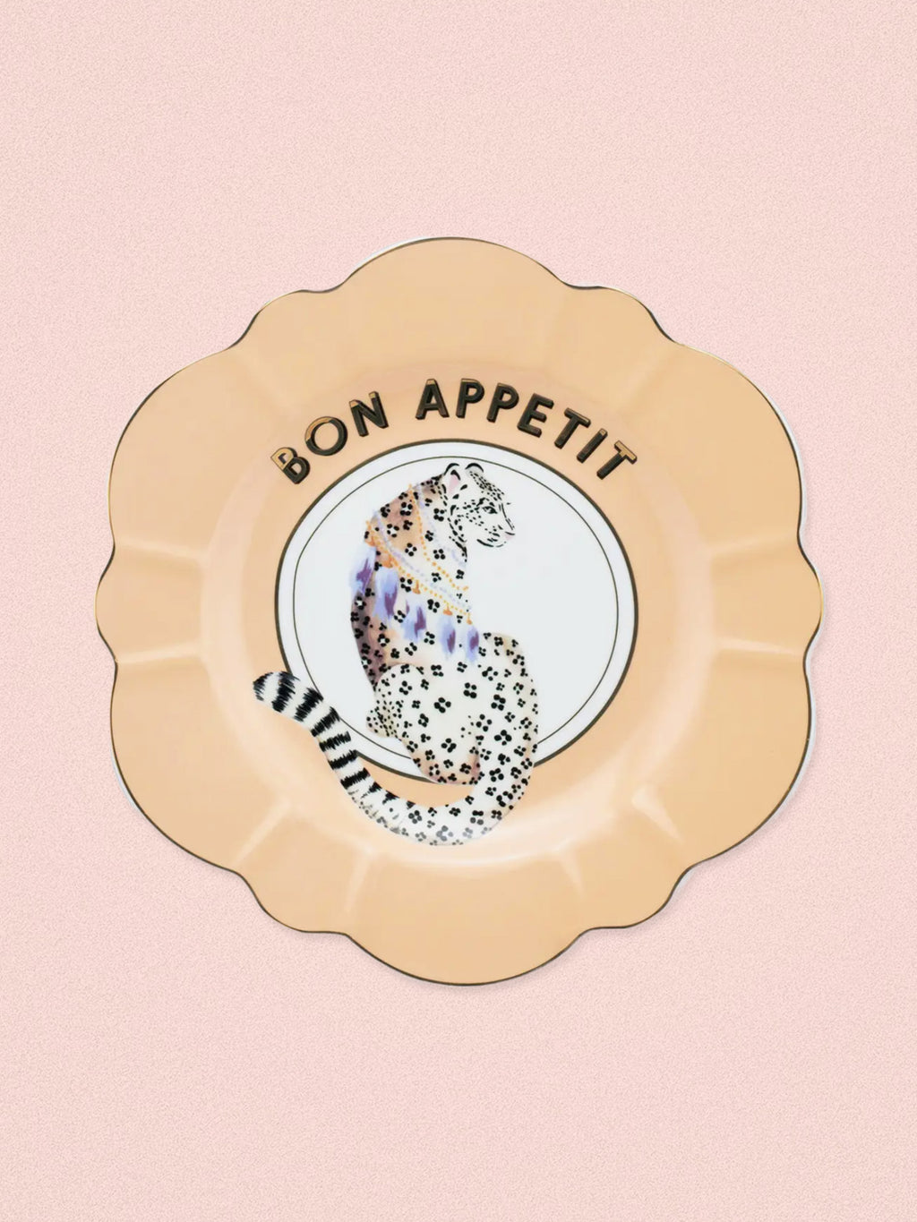 Yvonne Ellen Bon Appetit Leopard - Side Plate 23cm
