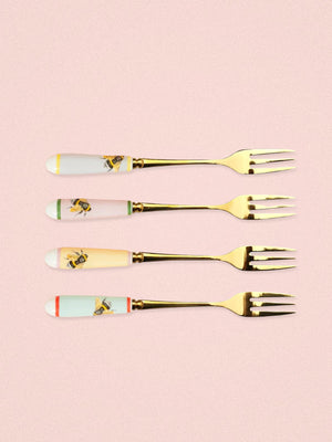 Yvonne Ellen Bee Cake Forks - Set of 4
