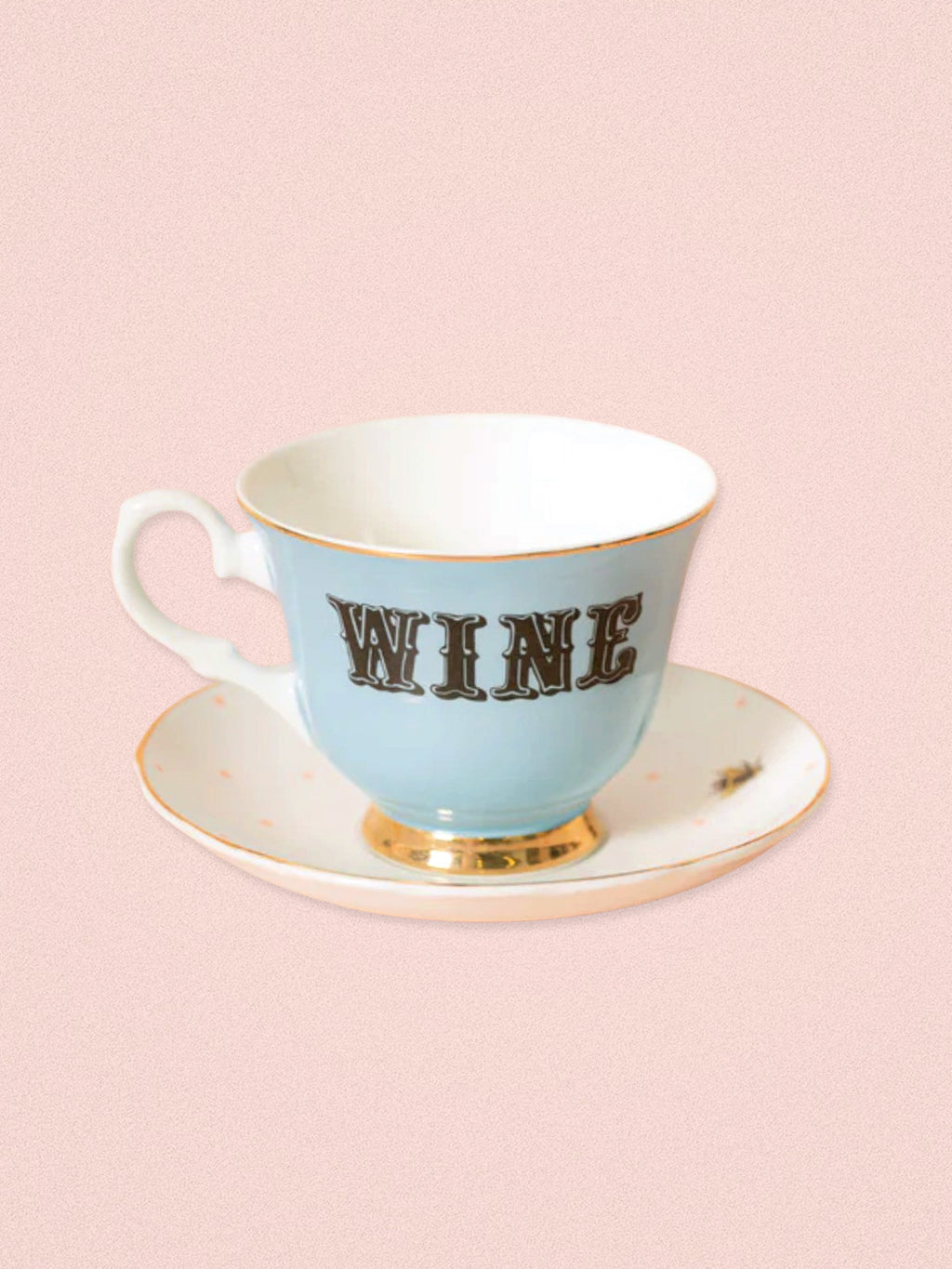 Yvonne Ellen Cup & Saucer - Wine