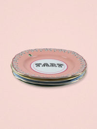 Yvonne Ellen Cheeky Tea Plates - Set of 4