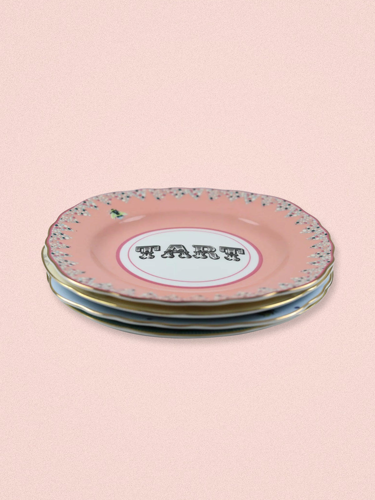 Yvonne Ellen Cheeky Tea Plates - Set of 4