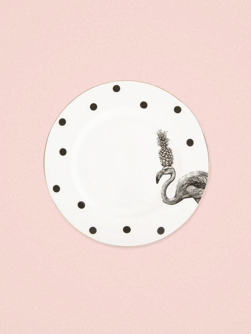 Yvonne Ellen Party Flamingo - Tea Plate 16cm