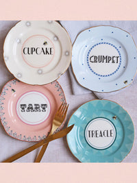 Yvonne Ellen Cheeky Tea Plates - Set of 4