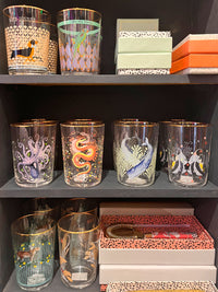 Yvonne Ellen Hi Ball Glass - Giraffe