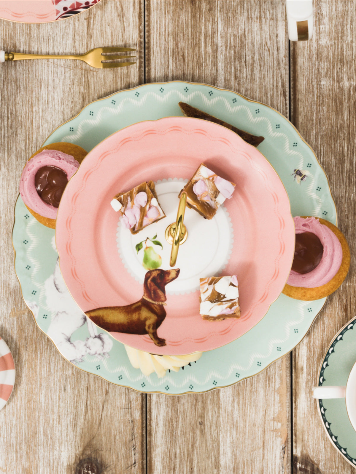 Yvonne Ellen Cake Stand - 2 Tier